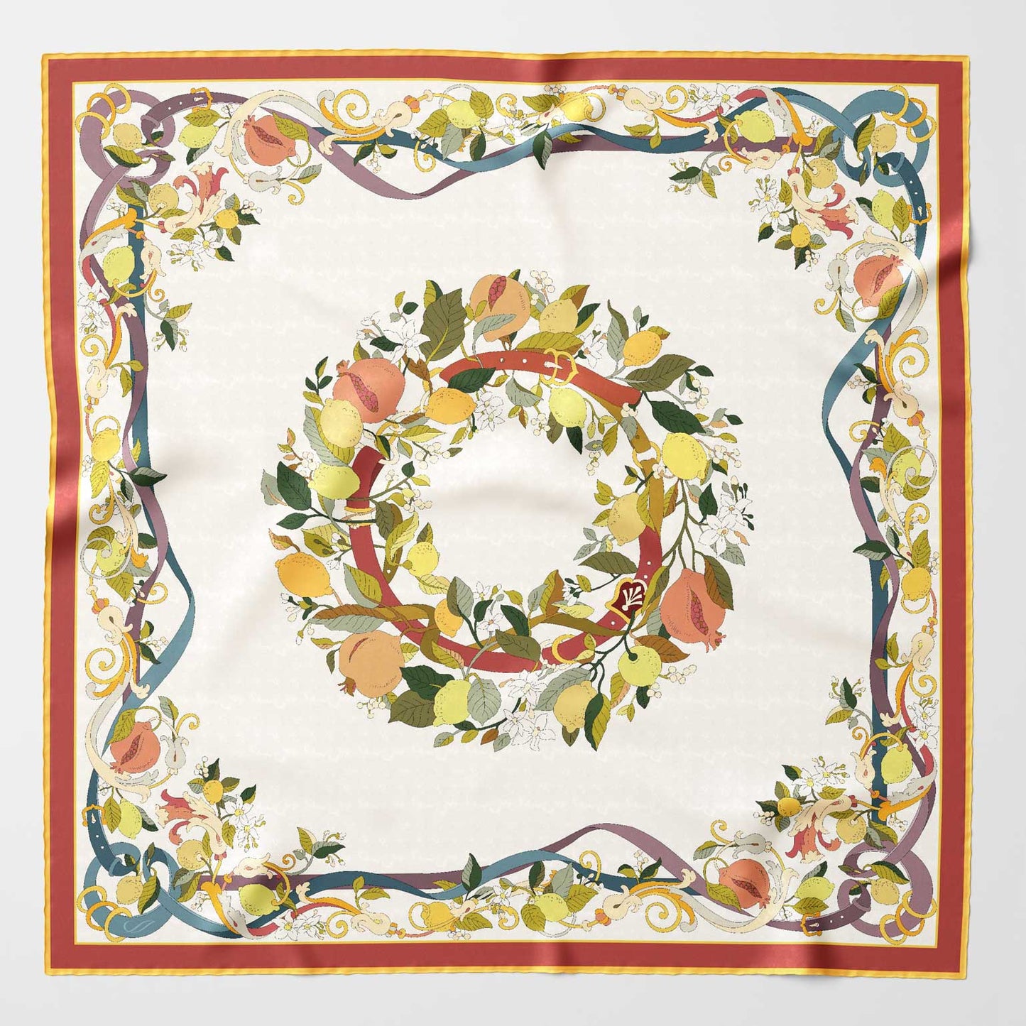 Anthea - Silk Foulard - Ivory - My Men's Shop