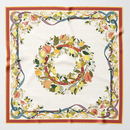Anthea - Silk Foulard - Ivory - My Men's Shop
