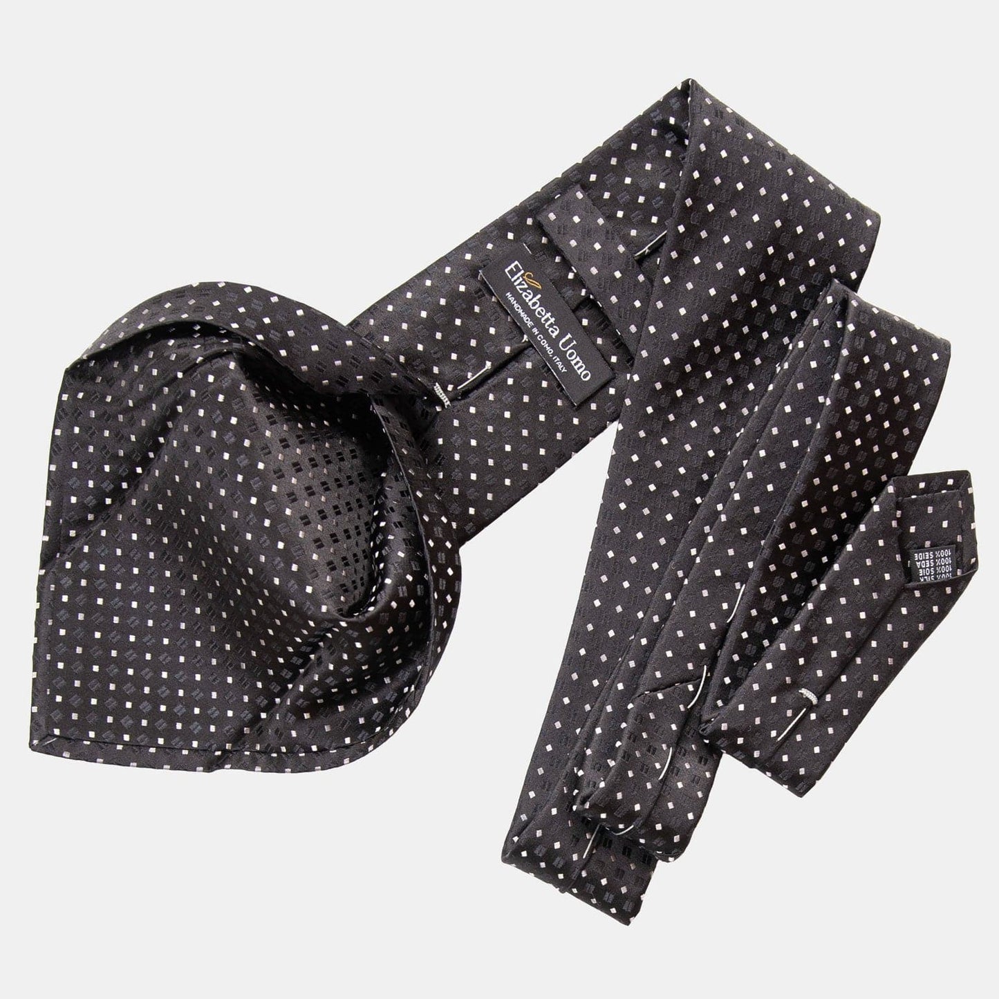 Barbera - Silk Jacquard Tie - Black - My Men's Shop