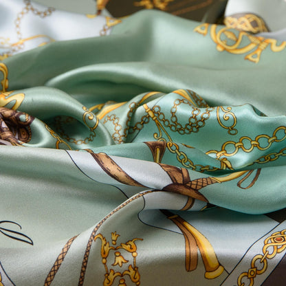 Gabriella - Silk Foulard - Laurel