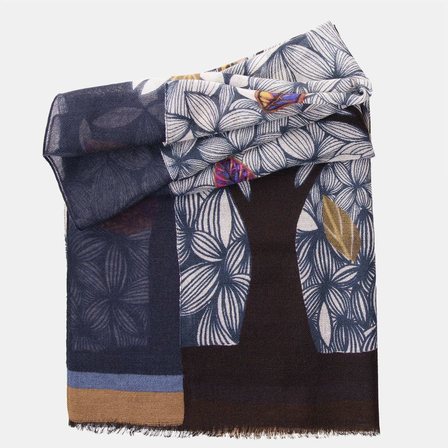 Bosco - Wool Scarf - Navy - My Men's Shop