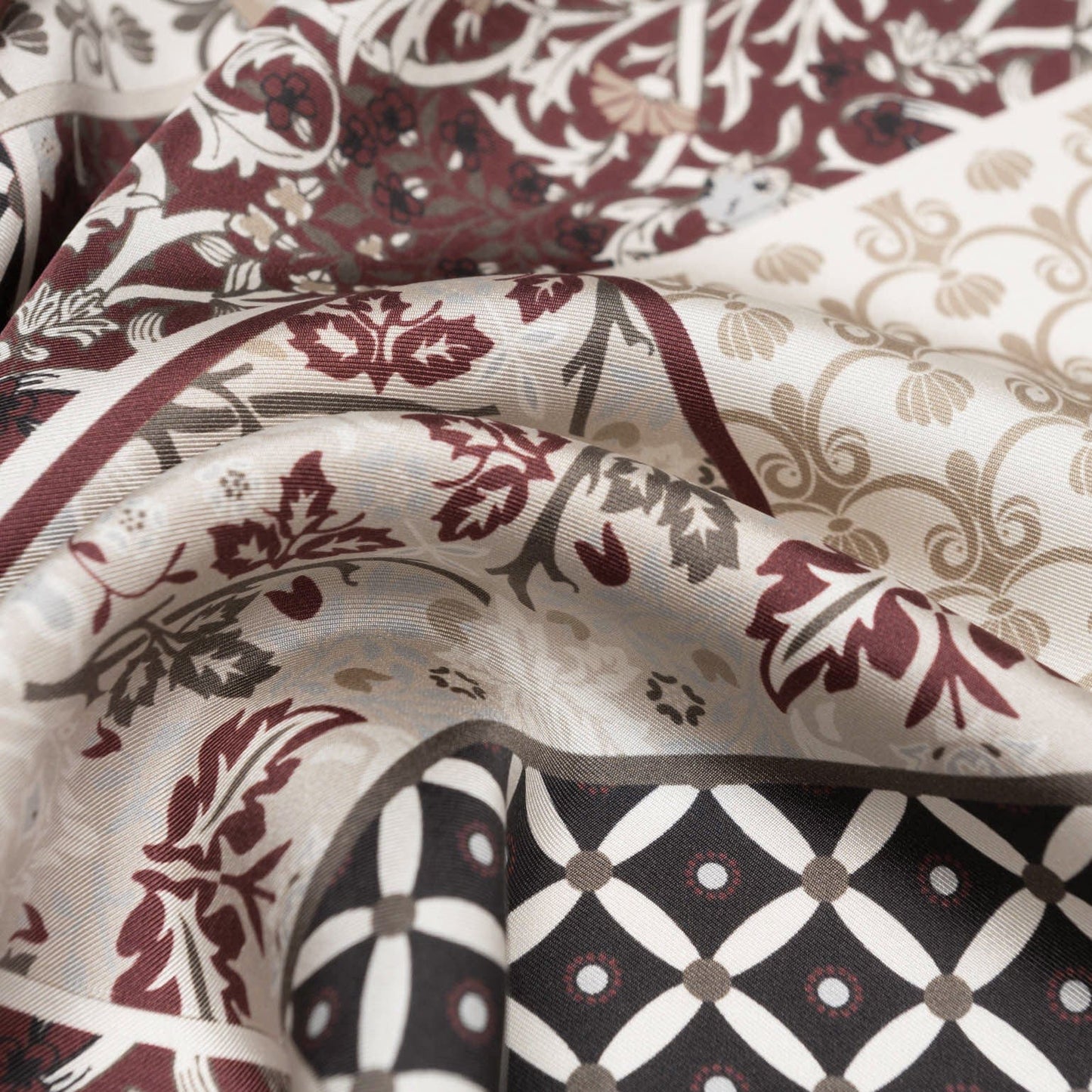 Napoli - Silk Neckerchief - Maroon