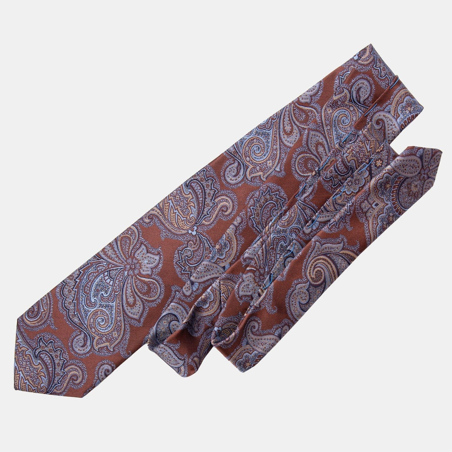 Cortina - Silk Jacquard Tie - Copper - My Men's Shop