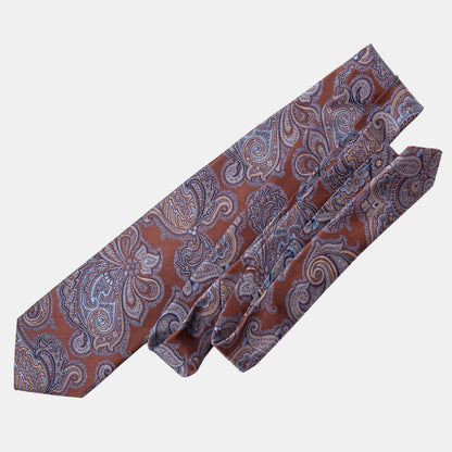 Cortina - Silk Jacquard Tie - Copper - My Men's Shop
