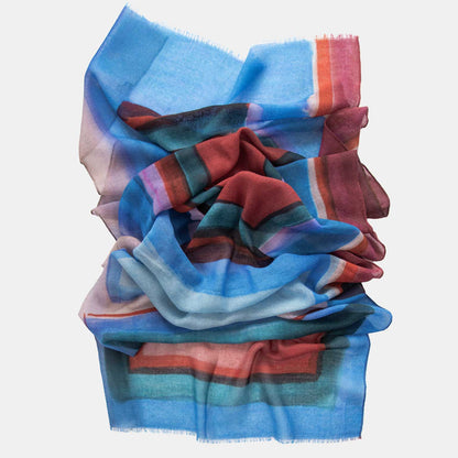 Madrid - Wool Scarf - Blue - My Men's Shop