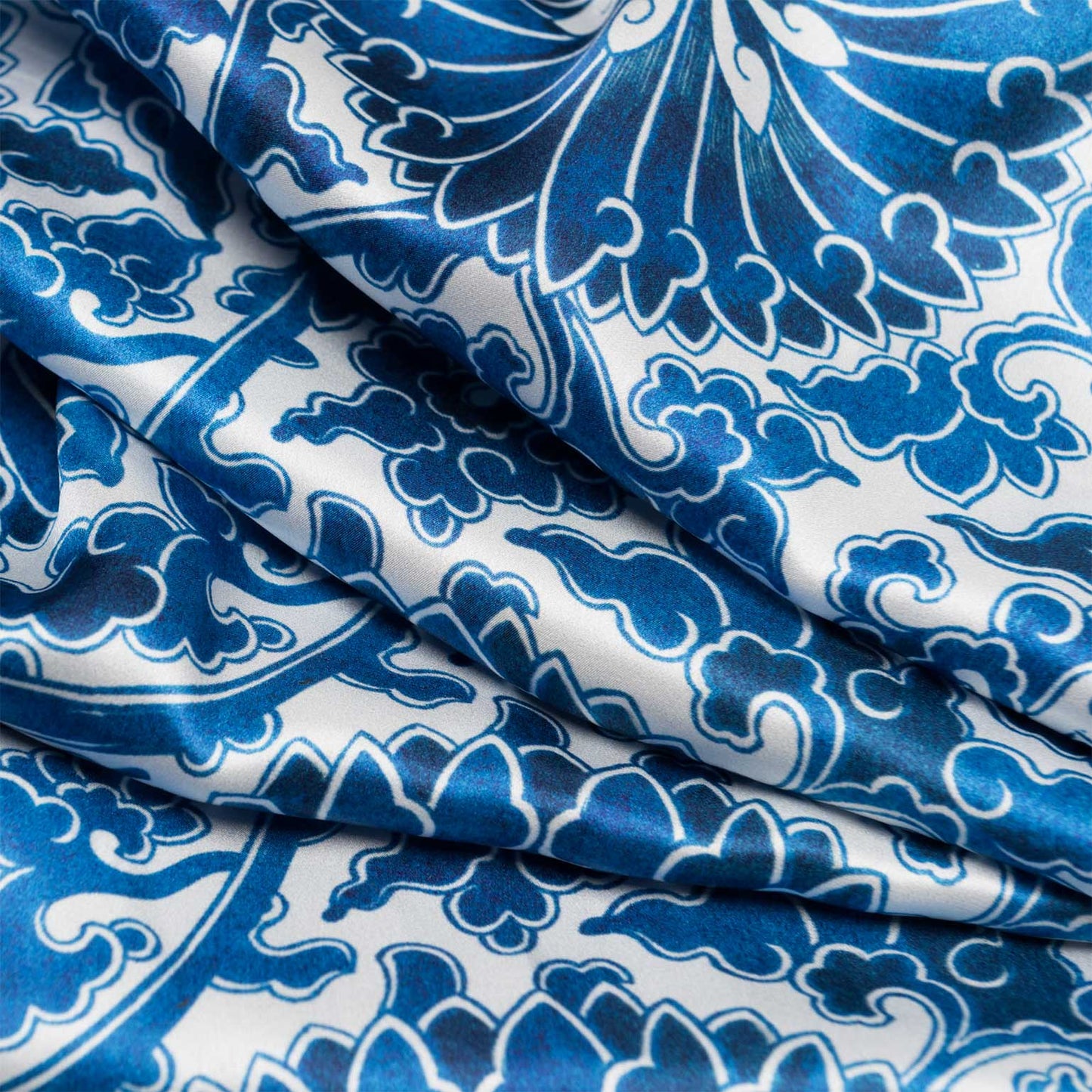 Rosalba - Long Silk Scarf - Blue - My Men's Shop