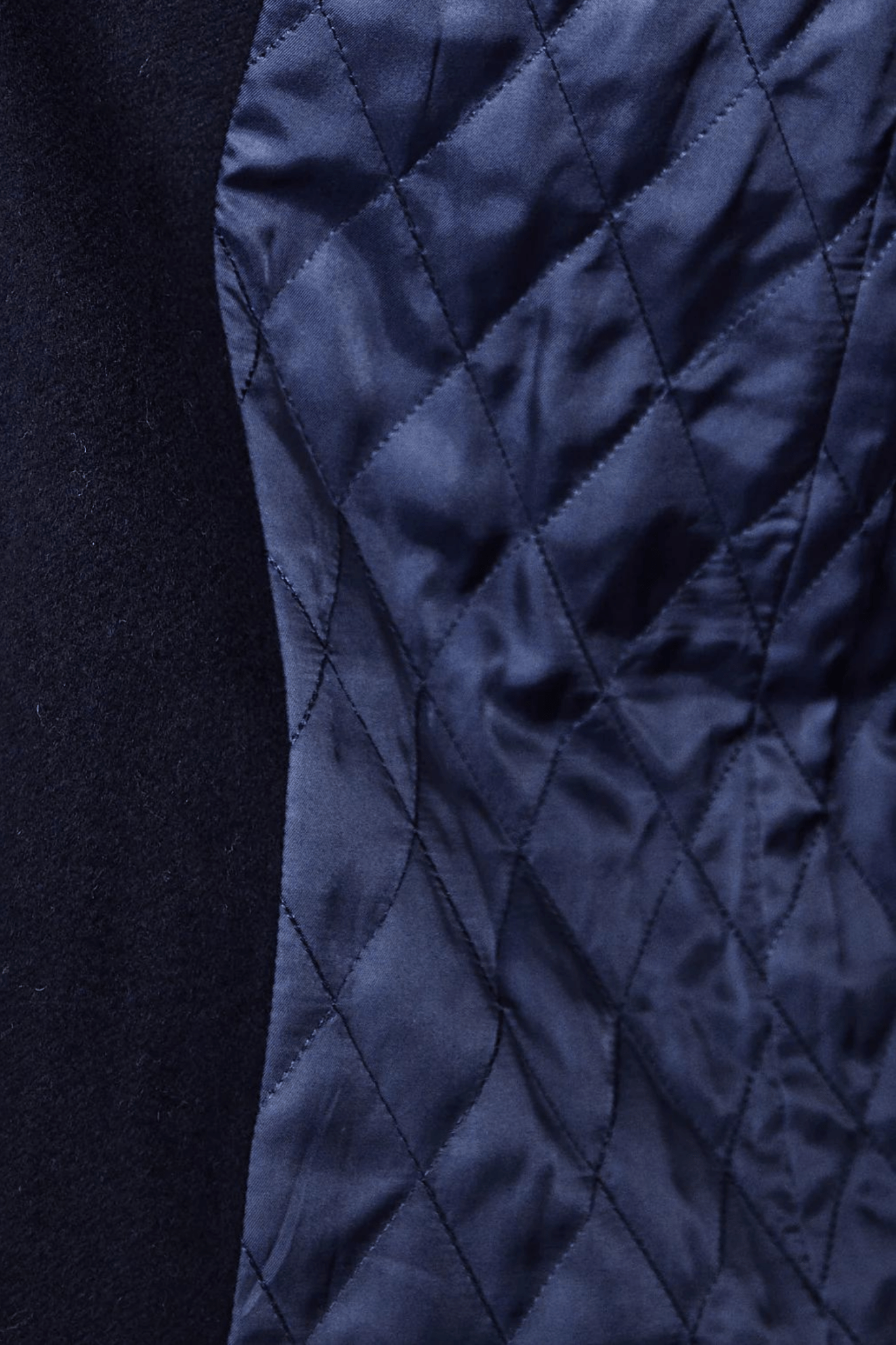 Luxury Overcoat Wool and Cashmere - Navy - My Men's Shop