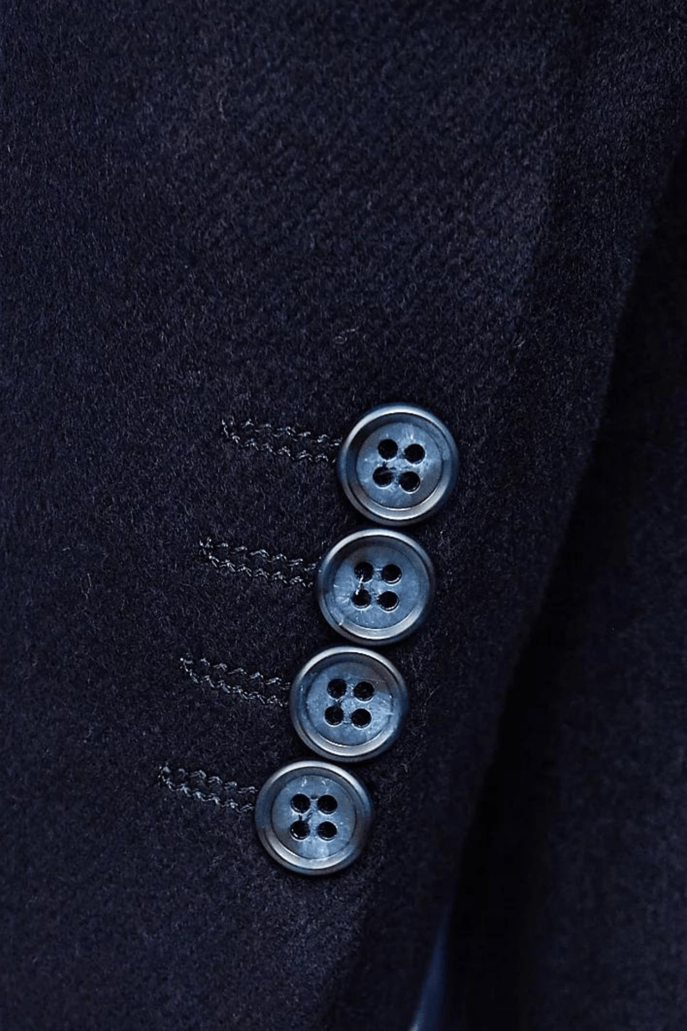 Luxury Overcoat Wool and Cashmere - Navy - My Men's Shop