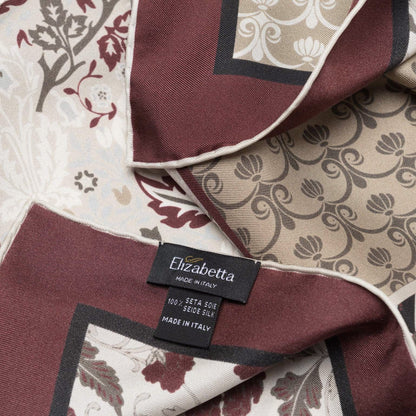 Napoli - Silk Neckerchief - Maroon