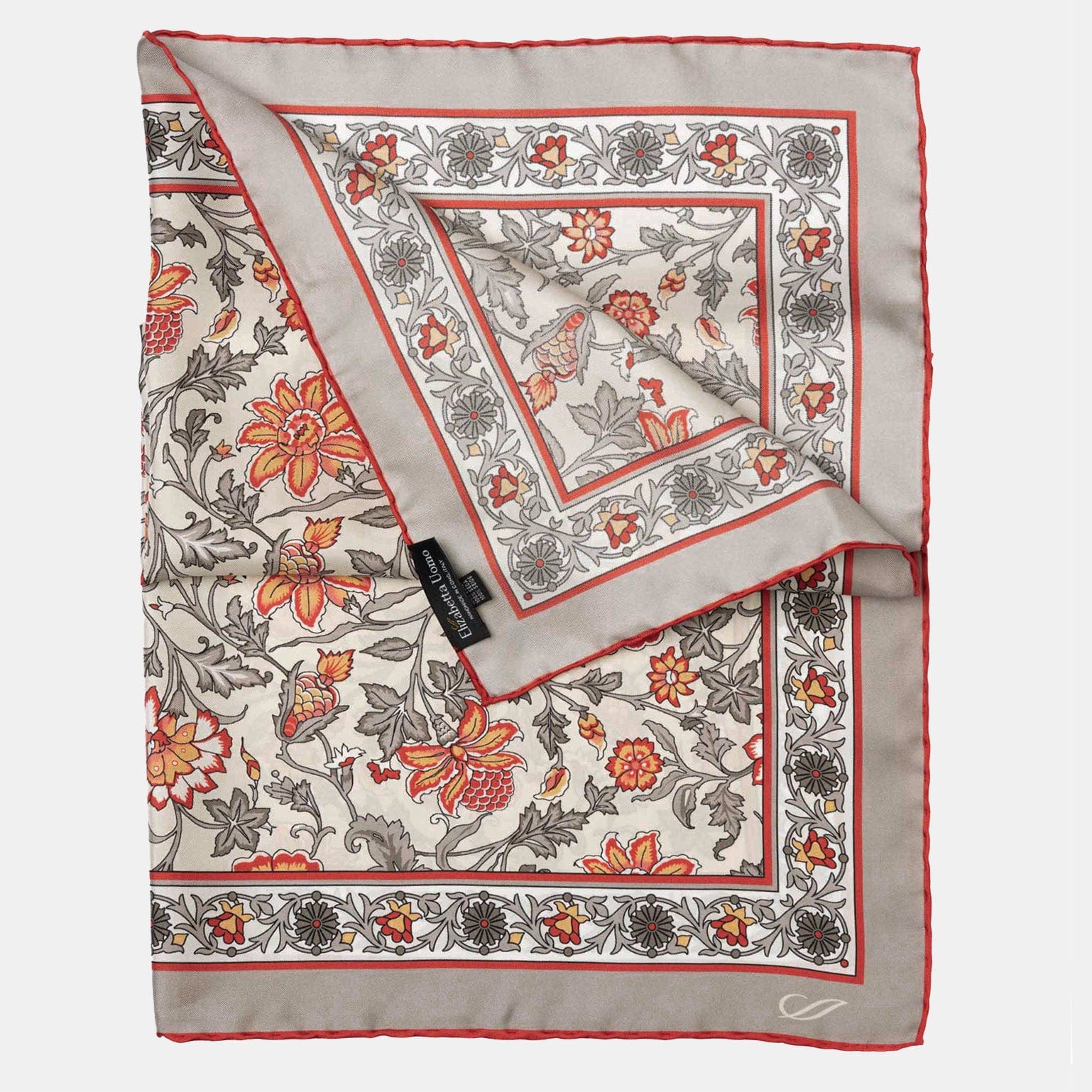 Carrara - Silk Neckerchief - Rosewood - My Men's Shop