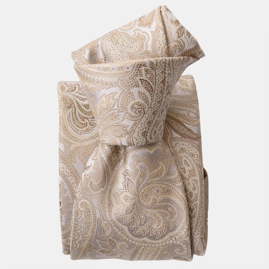 Montecarlo - Silk Jacquard Tie - Champagne - My Men's Shop