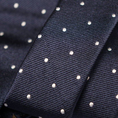 Pisa - Silk Jacquard Tie - Navy - My Men's Shop