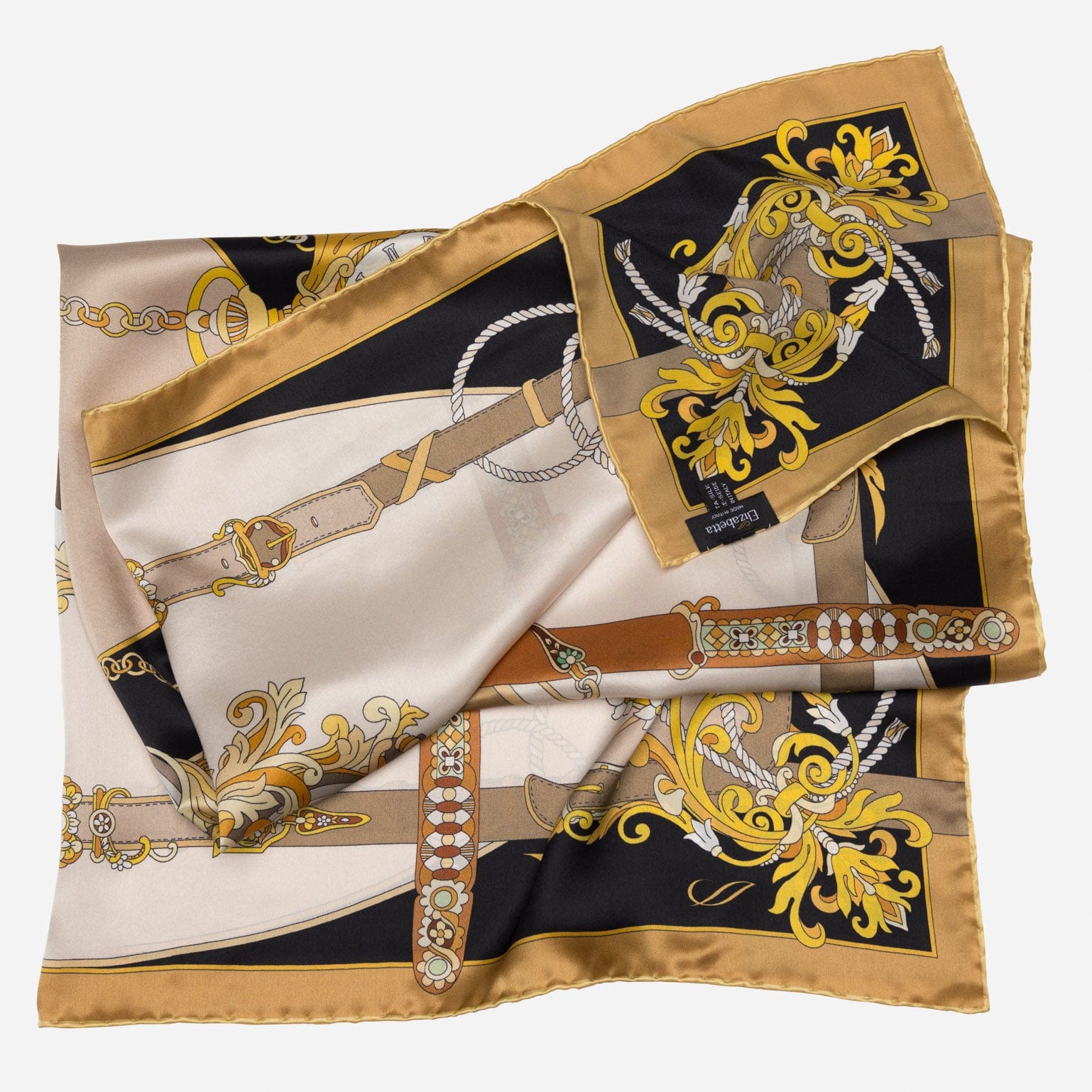 Moment in Time - Silk Foulard - Gold - My Men's Shop