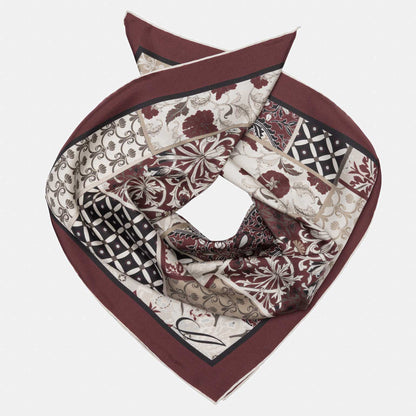 Napoli - Silk Neckerchief - Maroon