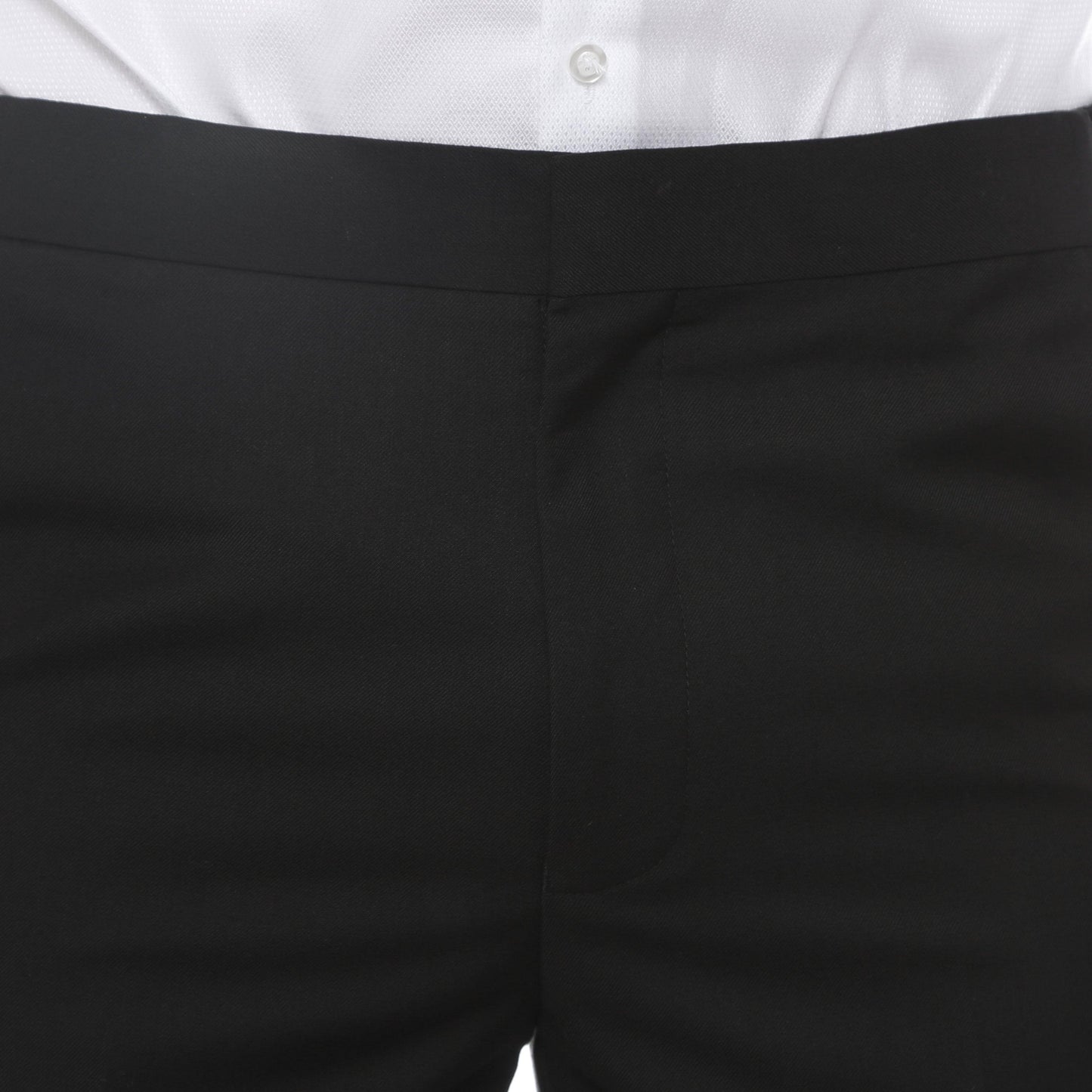 Ferrecci Men's Black Cutaway Regular Fit 2 Piece Tuxedo Suit