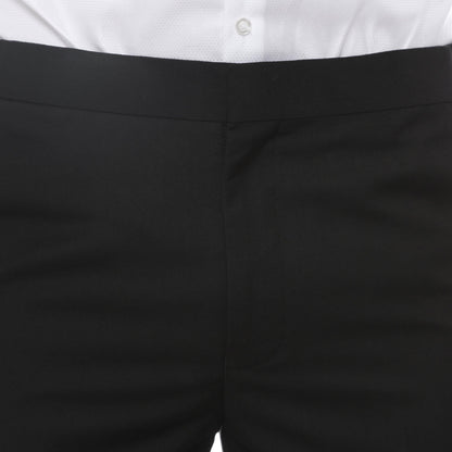 Ferrecci Men's Black Cutaway Regular Fit 2 Piece Tuxedo Suit