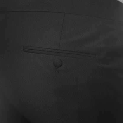 Ferrecci Men's Black Cutaway Regular Fit 2 Piece Tuxedo Suit