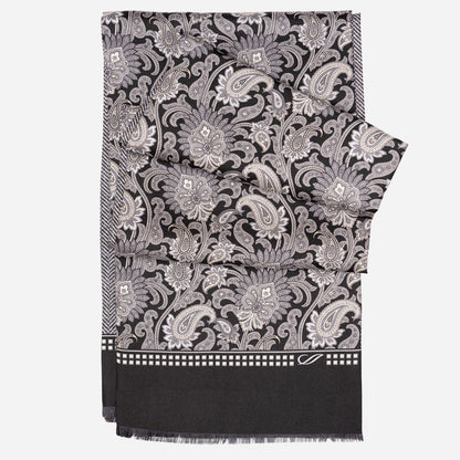 Pasquino - Reversible Silk Scarf - Black