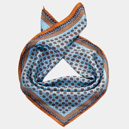 Toscana - Silk Neckerchief - Sky Blue - My Men's Shop