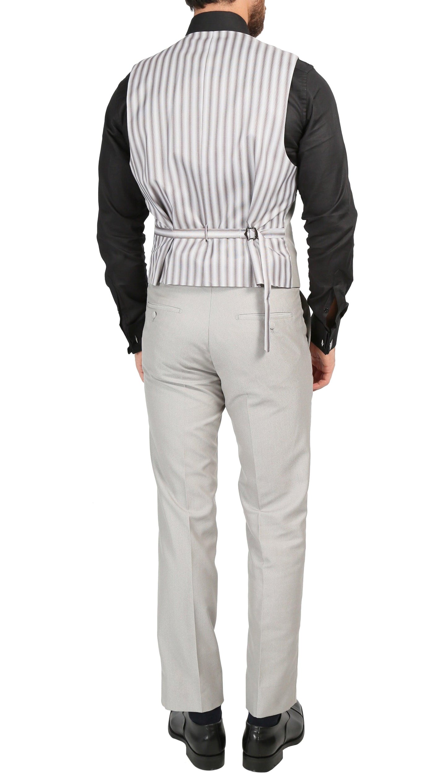 Ferrecci Men's Daxson Grey Slim Fit Shawl Collar 3pc Tuxedo