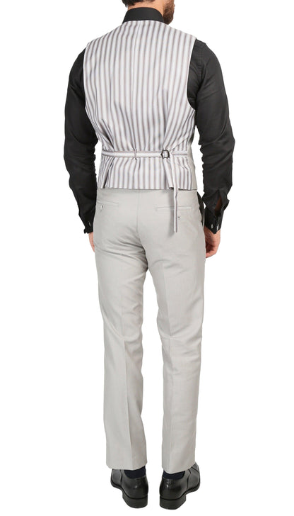 Ferrecci Men's Daxson Grey Slim Fit Shawl Collar 3pc Tuxedo