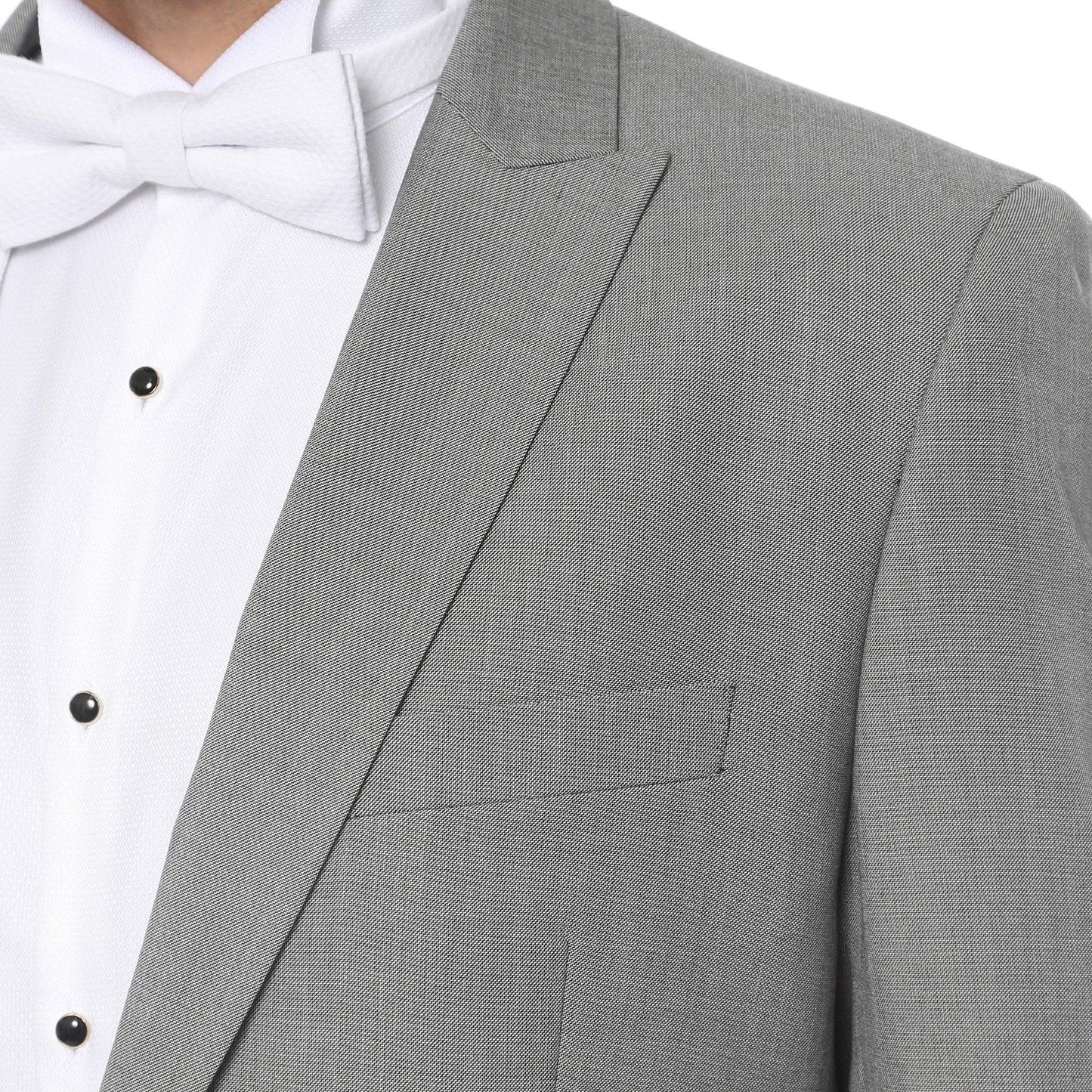 Ferrecci Men's Grey Cutaway Regular Fit 2 Piece Tuxedo Suit