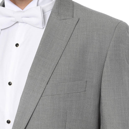 Ferrecci Men's Grey Cutaway Regular Fit 2 Piece Tuxedo Suit