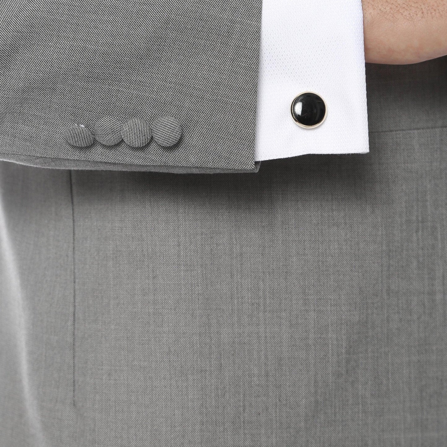 Ferrecci Men's Grey Cutaway Regular Fit 2 Piece Tuxedo Suit