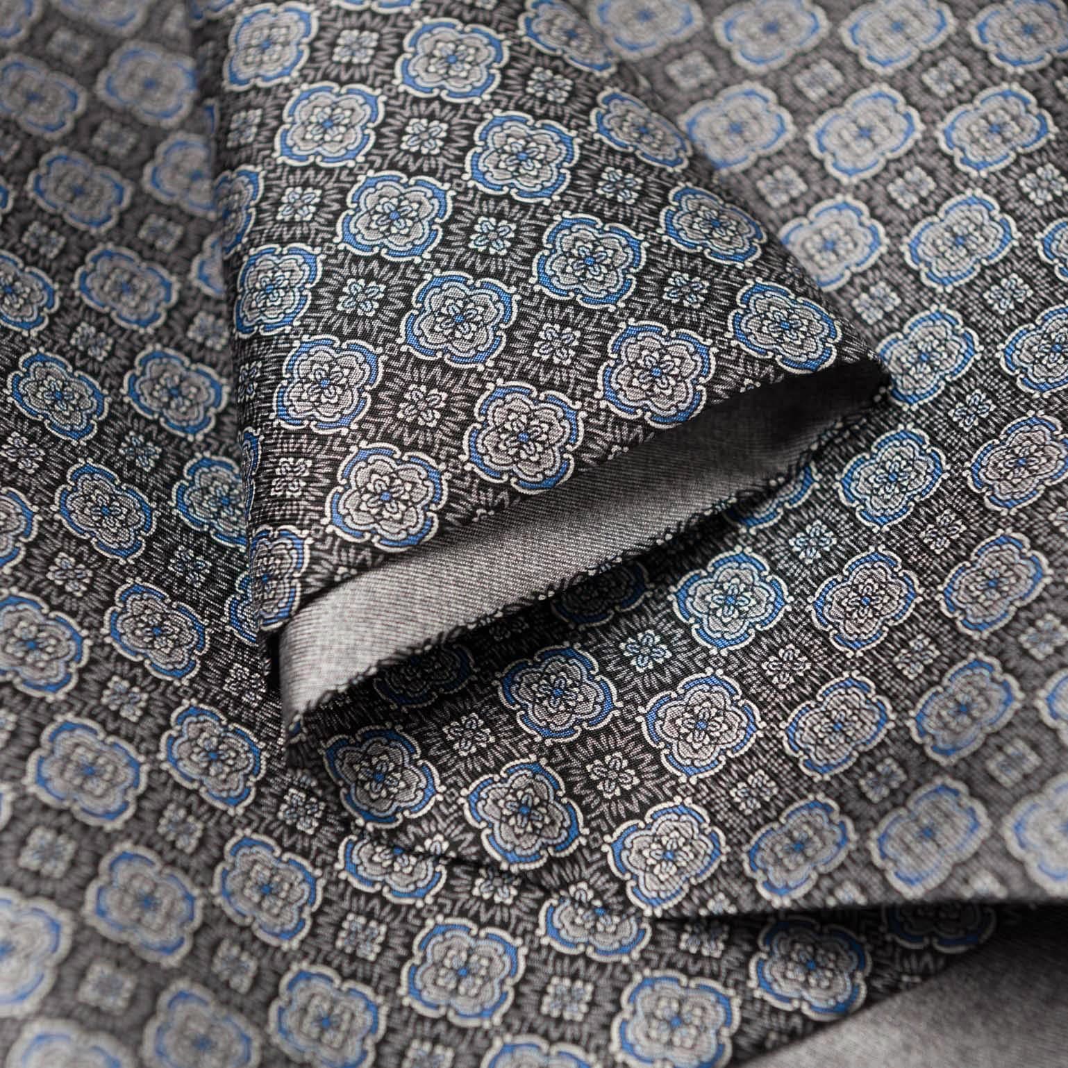 Palazzo - Reversible Silk Scarf - Charcoal - My Men's Shop