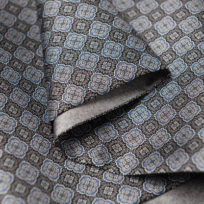 Palazzo - Reversible Silk Scarf - Charcoal - My Men's Shop