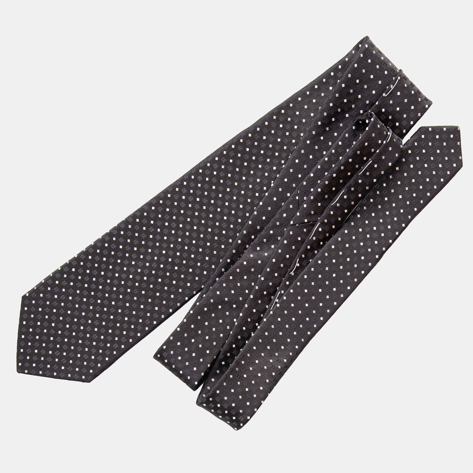 Barbera - Silk Jacquard Tie - Black - My Men's Shop