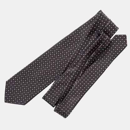 Barbera - Silk Jacquard Tie - Black - My Men's Shop