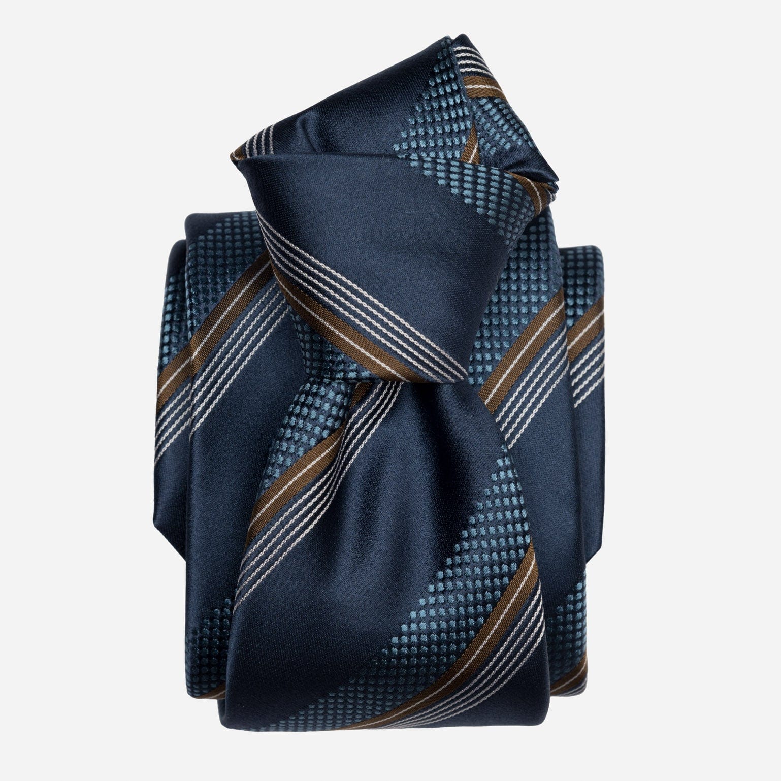 Corso - Silk Jacquard Tie - Petrol Blue - My Men's Shop