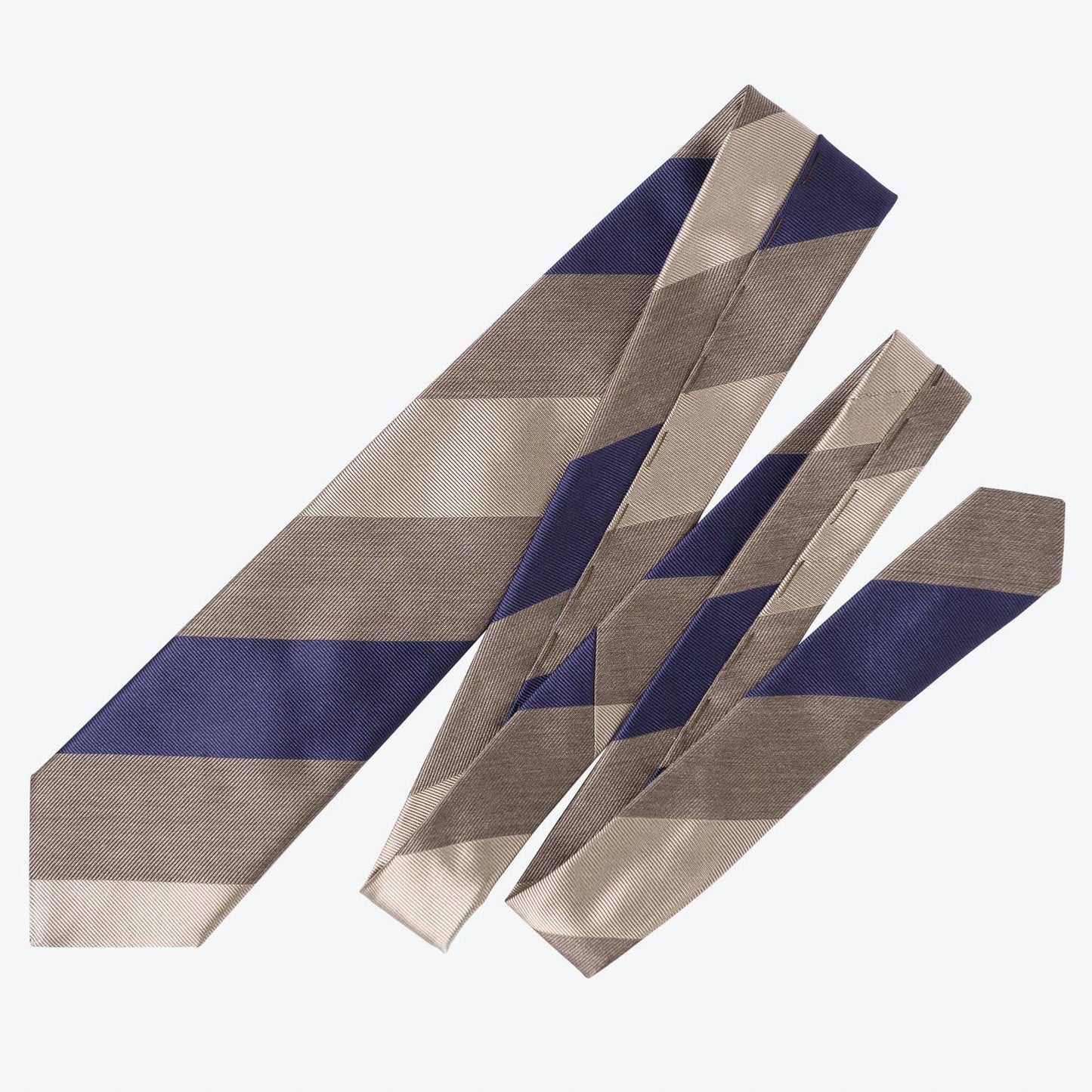 Conero - Silk Jacquard Tie - Taupe Grey