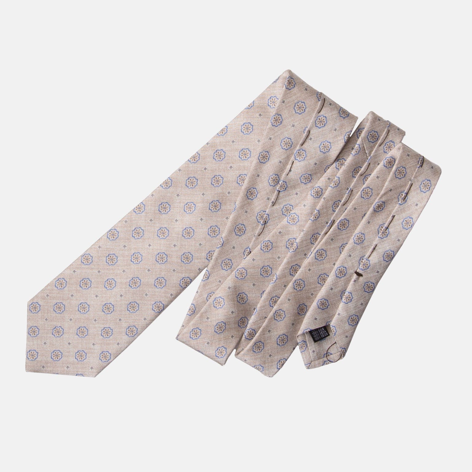 Antinori - Printed Silk Tie - Beige - My Men's Shop