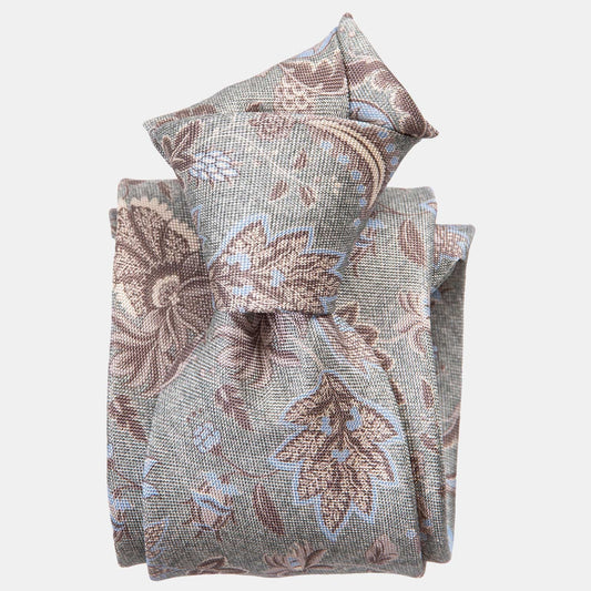 Medici - Printed Silk Tie - Soft Jade - My Men's Shop