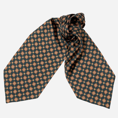 Barberini - Silk Ascot Cravat Tie - Forest - My Men's Shop