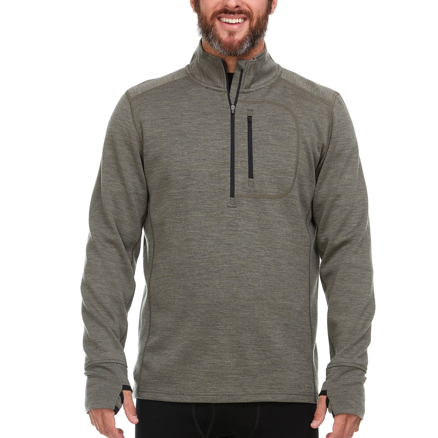 Expedition - Men's Wool 1/4 Zip Wilderness - My Men's Shop