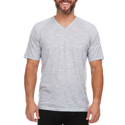 Micro Weight - Men's Wool V-Neck T-Shirt Woolverino - My Men's Shop