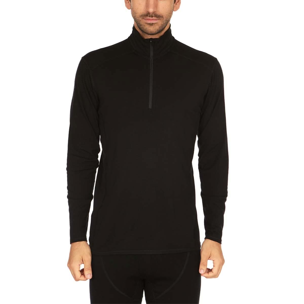 Micropolar de Lana para Hombre con Cremallera de 1/4 Woolverino