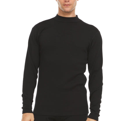 Heavyweight - Men's Mock Neck 100% Merino Wool - My Men's Shop