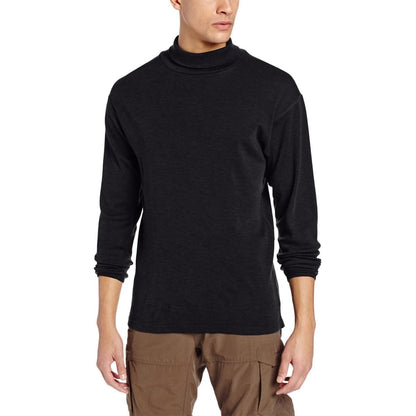 Cuello alto de lana de peso medio para hombre - 100 % lana merino