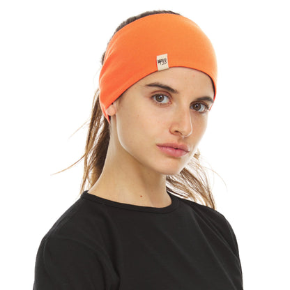 Cinta para la cabeza de lana reversible de peso medio - 100% lana merina