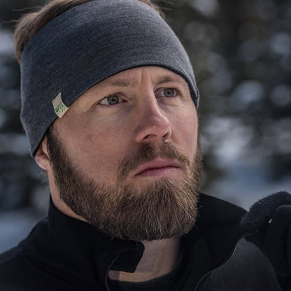 Midweight - Reversible Headband 100% Merino Wool - My Men's Shop