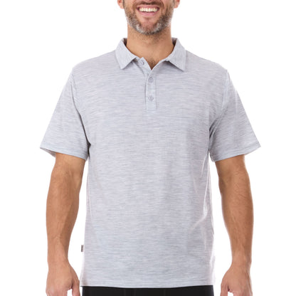 Polo de lana micrométrico para hombre - Woolverino