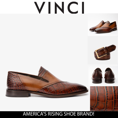 The Mississippi Tan Leather Loafer Men Shoe