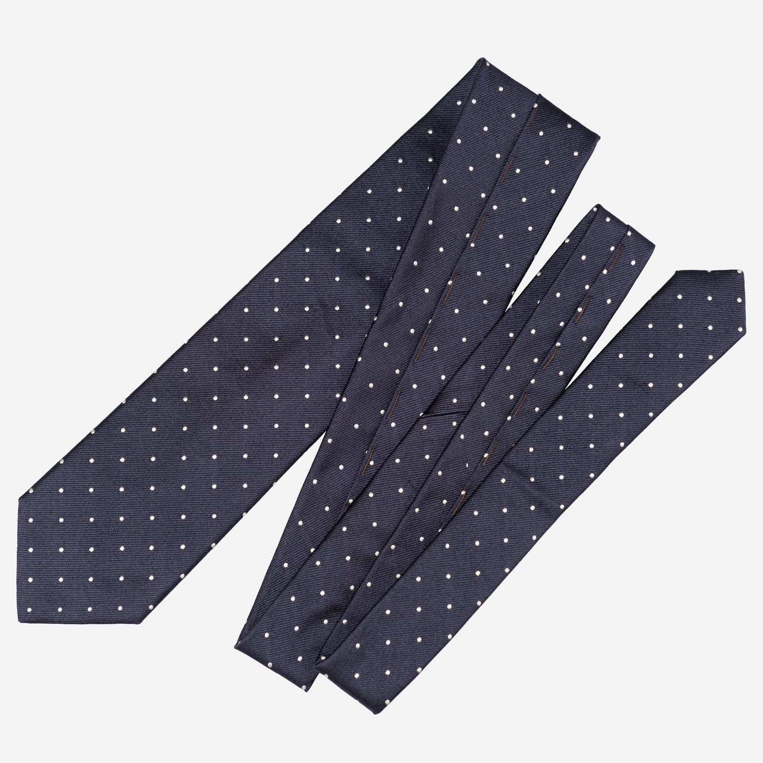 Pisa - Silk Jacquard Tie - Navy - My Men's Shop