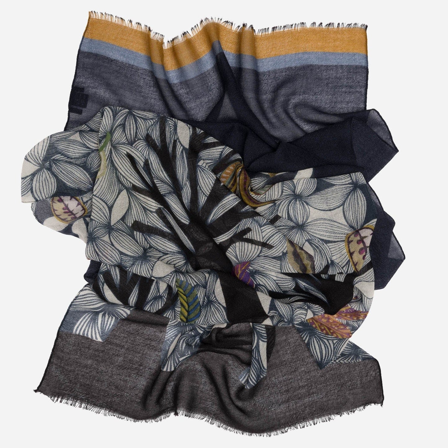 Bosco - Wool Scarf - Navy - My Men's Shop