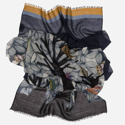 Bosco - Wool Scarf - Navy - My Men's Shop