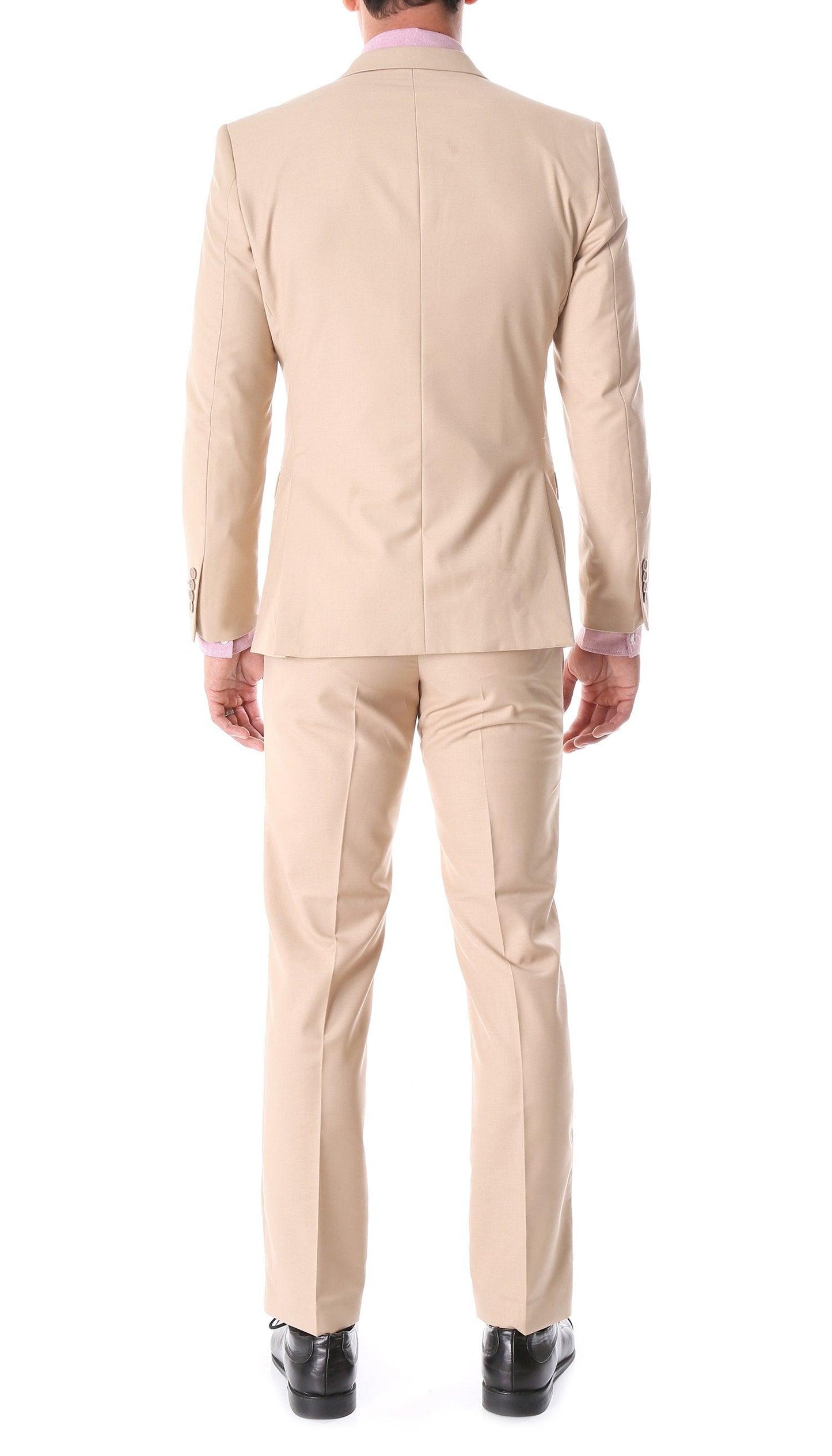 Oslo Tan Notch Lapel 2 Piece Suit Slim Fit
